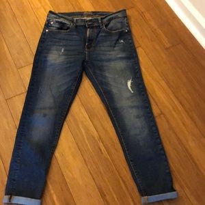 Zara Man distressed slim fit jeans size 32